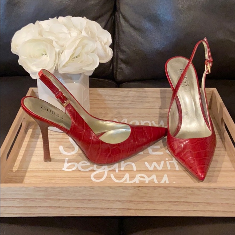 Guess by Marciano red heals